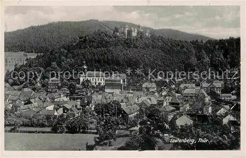 Leutenberg Thueringen Panorama Schloss Kat. Leutenberg