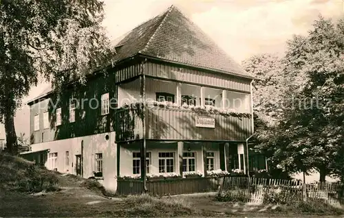 Kreischa Berggasthaus Wilischbaude Kat. Kreischa Dresden