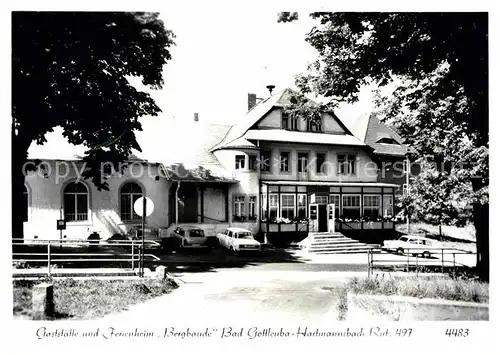 Hartmannsbach Gaststaette und Ferienheim Bergbaude Kat. Bad Gottleuba Berggiesshuebel