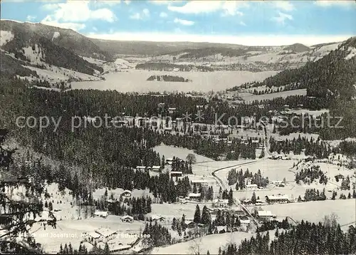 Josefstal Blick auf Neuhaus und Schliersee Kat. Neuhaus Schliersee