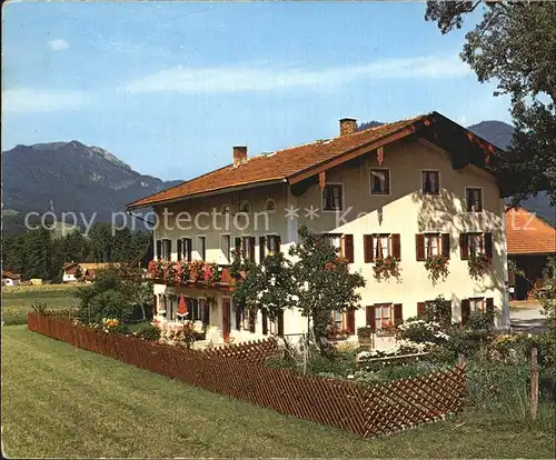 Ruhpolding Gaestehaus Pointner Kat. Ruhpolding