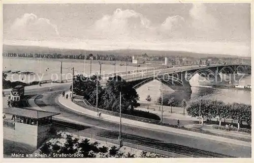 Mainz Rhein Strassenbruecke