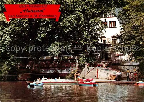 Bad Muenster Stein Ebernburg Cafe Pension Restaurant Huttental Kat. Bad Muenster am Stein Ebernburg