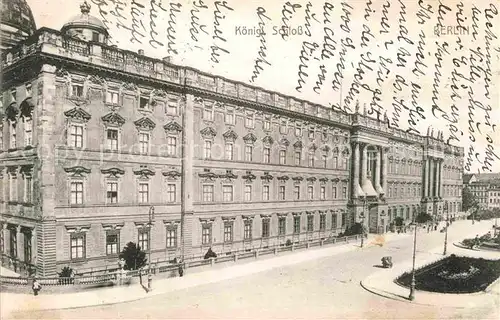 Berlin Koenigliches Schloss Kat. Berlin