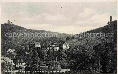 Weinheim Bergstrasse Windeck Wachenburg Kat. Weinheim