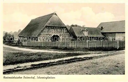 Schweringhausen Niedersaechsischer Bauernhof Kat. Ehrenburg