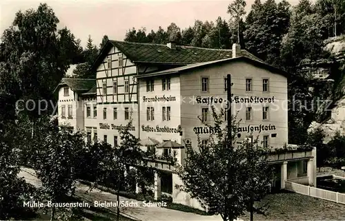 Bielatal Muehle Brausenstein Kat. Pirna