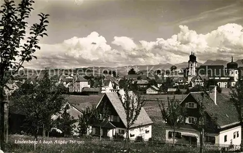 Lindenberg Allgaeu Kirche Ansicht Kat. Lindenberg i.Allgaeu