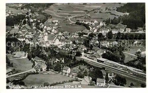 Lenzkirch Luftaufnahme Kirche Kat. Lenzkirch