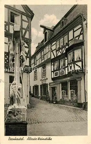 Bernkastel Kues aelteste Weinstube Kat. Bernkastel Kues