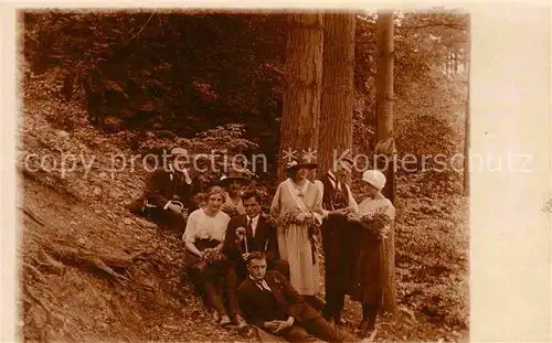 Berncastel Bernkastel Kues Wandergruppe Wald