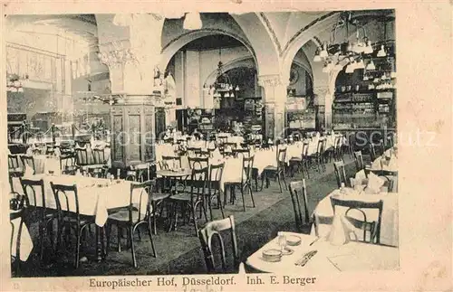 Duesseldorf Europaeischer Hof  Kat. Duesseldorf