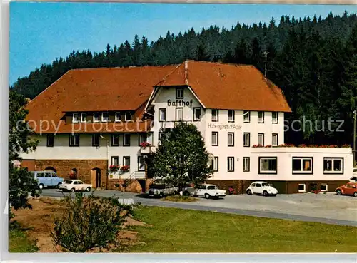 Fohrenbuehl Doppelkarte Gasthof Pension Adler Kat. Lauterbach