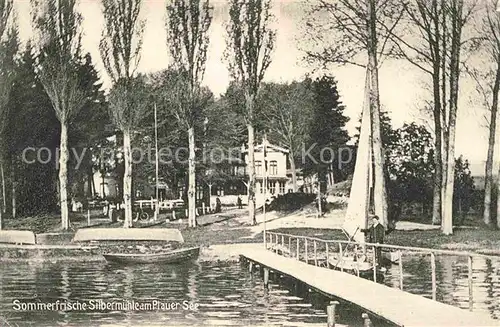 Plau See Sommerfrische Silbermuehle Steg