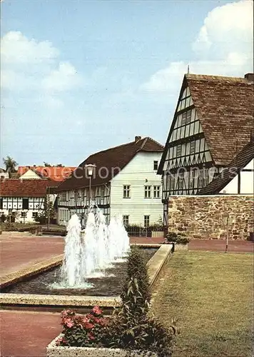 Uslar Solling Anlagen Wasserspiele Kat. Uslar