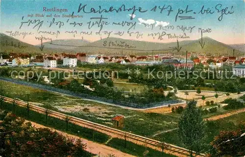 Reutlingen Tuebingen Stadtgarten Technikum