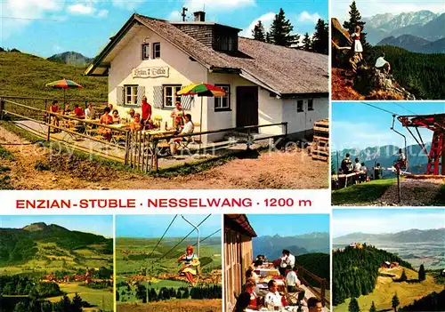 Nesselwang Enzian Stueble Sessellift Kat. Nesselwang