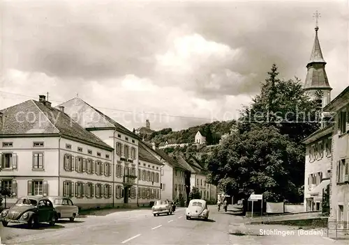 Stuehlingen Ortsansicht Kirche  Kat. Stuehlingen