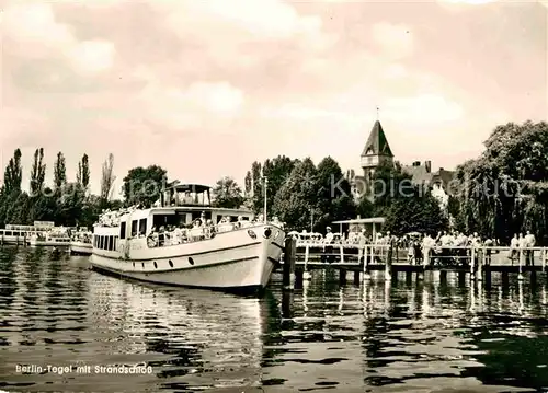 Tegel Strandschloss Schiffsanlegestelle Kat. Berlin