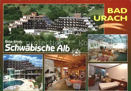 Bad Urach Fliegeraufnahme Reha Klinik Kat. Bad Urach