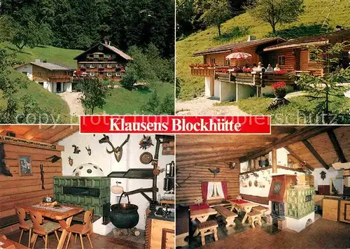 Oberstaufen Klausens Blockhuette Kat. Oberstaufen