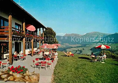 Oberstaufen Berg Berghof am Paradies Kat. Oberstaufen