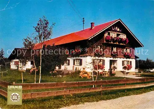 Burgberg Allgaeu Ferienhof Hehl Kat. Burgberg i.Allgaeu