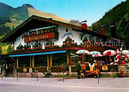 Spitzingsee Postgasthof See Cafe Bernhard  Kat. Schliersee