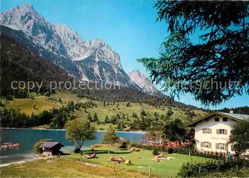 Mittenwald Bayern Gasthaus Ferchensee Kat. Mittenwald