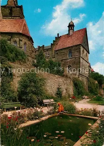 Kronach Oberfranken Stadtgraben Burg Kat. Kronach