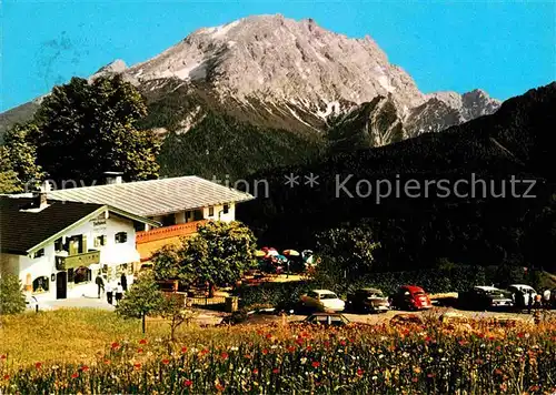 Ramsau Berchtesgaden Berggasthof Pension Zipfhaeusl Kat. Ramsau b.Berchtesgaden