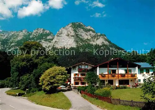 Ramsau Berchtesgaden Gasthaus Cafe Hindenburglinde Kat. Ramsau b.Berchtesgaden