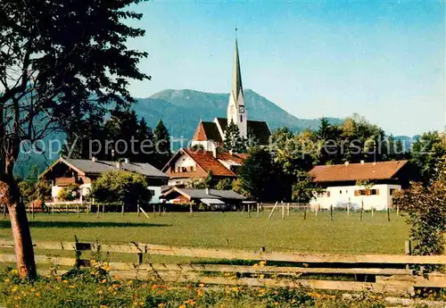 Tegernsee Alt Wiessee Hirschberg Kirche Kat. Tegernsee