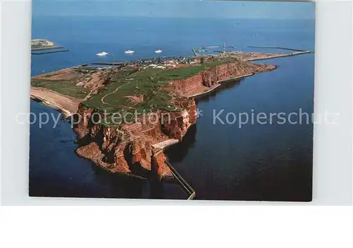 Helgoland Fliegeraufnahme Kat. Helgoland