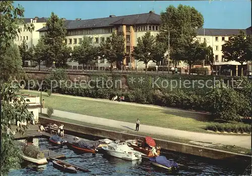 Frankfurt Main Haus der Jugend Bootsliegeplatz Kat. Frankfurt am Main