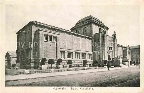 Mannheim Staedtische Kunsthalle Kat. Mannheim