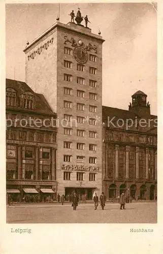 Leipzig Hochhaus Kat. Leipzig