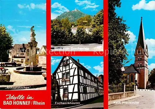 Bad Honnef Fachwerkhaeuser Annaplaetzchen Drachenfels Kat. Bad Honnef