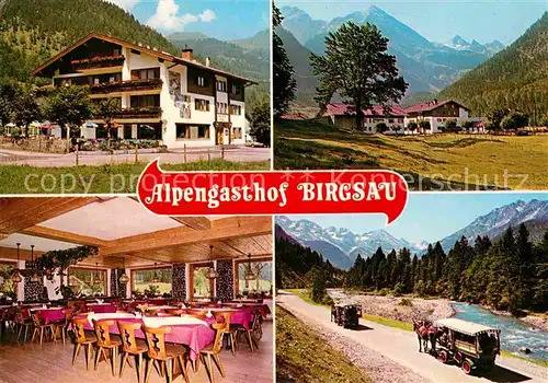 Oberstdorf Alpengasthof Birgsau Kat. Oberstdorf