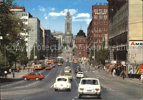 Suomi Finnland Blick von Kaisaniemi auf die Kallio Kirche Kat. Finnland