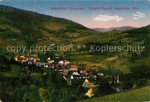 Schnierlach Gesamtansicht  Kat. Lapoutroie