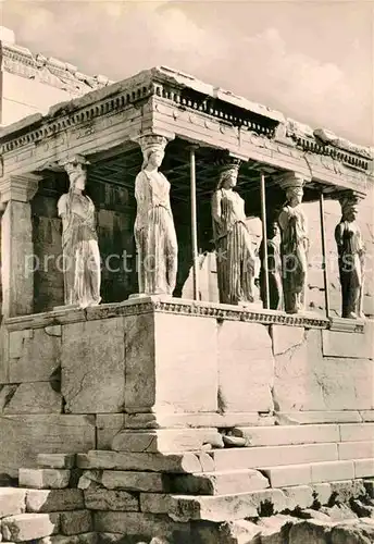 Athens Athen The South Hall of Erechteum Kat. Griechenland