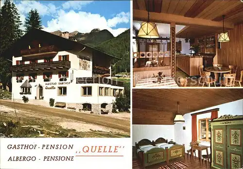 St Magdalena Gasthof Pension Quelle Gastraum Gaestezimmer Kat. Gsies Valle di Casies Pustertal