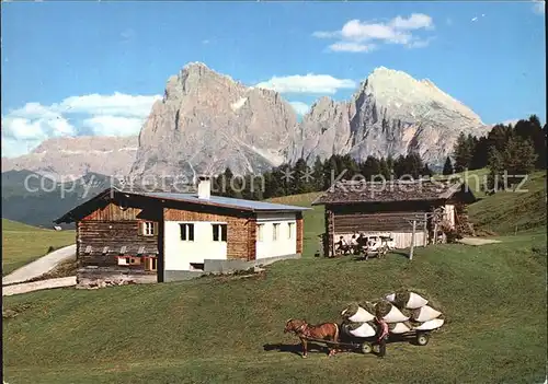 Seiser Alm Panorama  Kat. Seis am Schlern Kastelruth Suedtirol