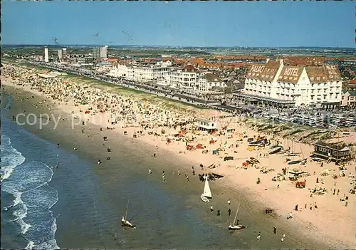 Noordwijk aan Zee  Fliegeraufnahme mit Strand Kat. Noordwijk