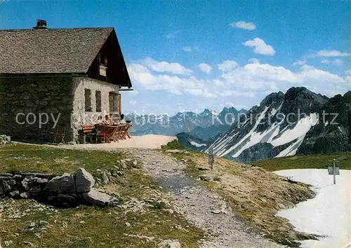 Kleinwalsertal Fiderepasshuette Kat. Oesterreich