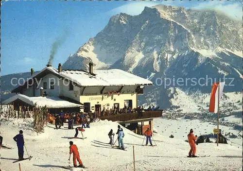 Lermoos Tirol Restaurant Gschwandtkreuz Zugspitze Kat. Lermoos