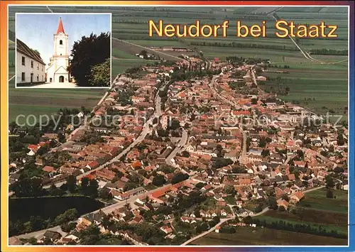 Neudorf Staatz Fliegeraufnahme Kat. Neudorf bei Staatz