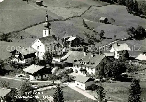 Auffach Teilansicht mit Kirche Kat. Wildschoenau