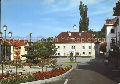 Millstatt Kaernten Marktplatz Brunnen Kat. Millstatt Millstaetter See